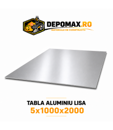 Tabla aluminiu lisa 5mm, 1000x2000mm (1050A)